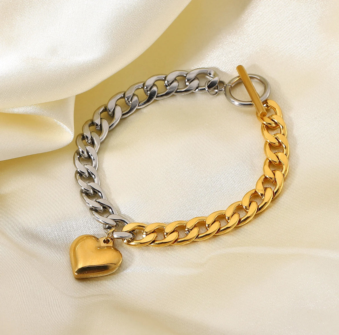 Brooke Dual Toned Bracelet