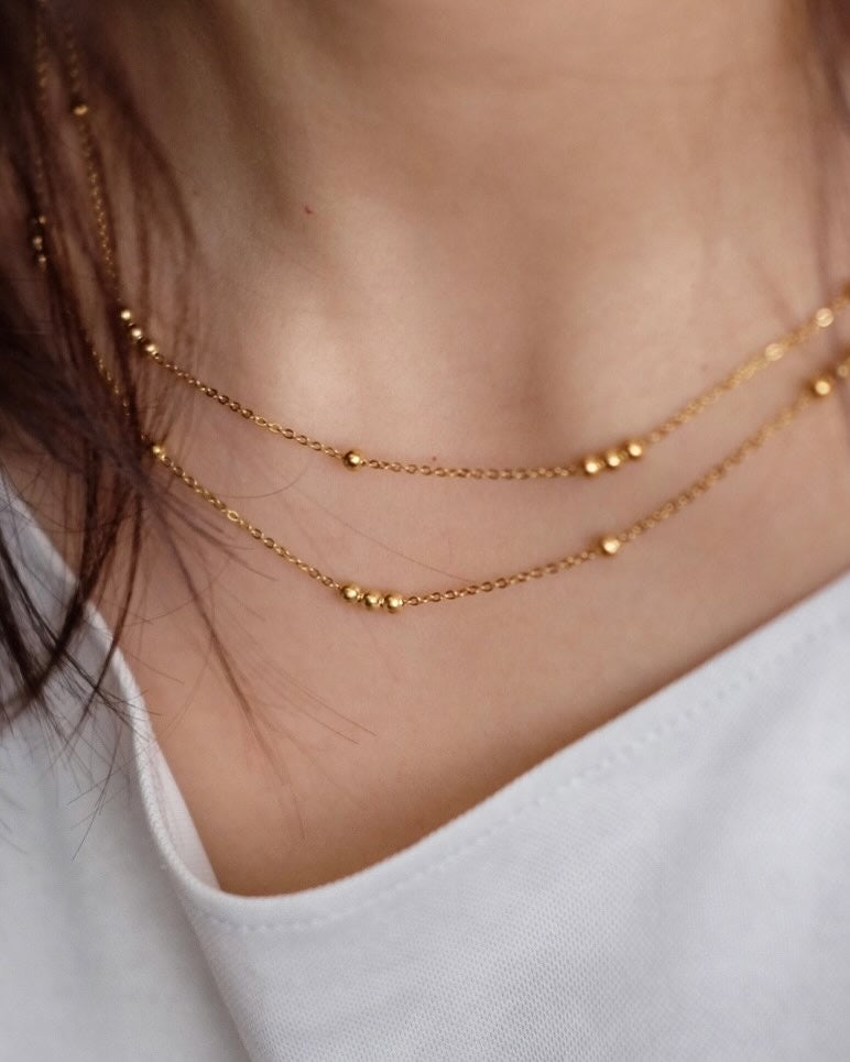 Daisy Double Layer Necklace
