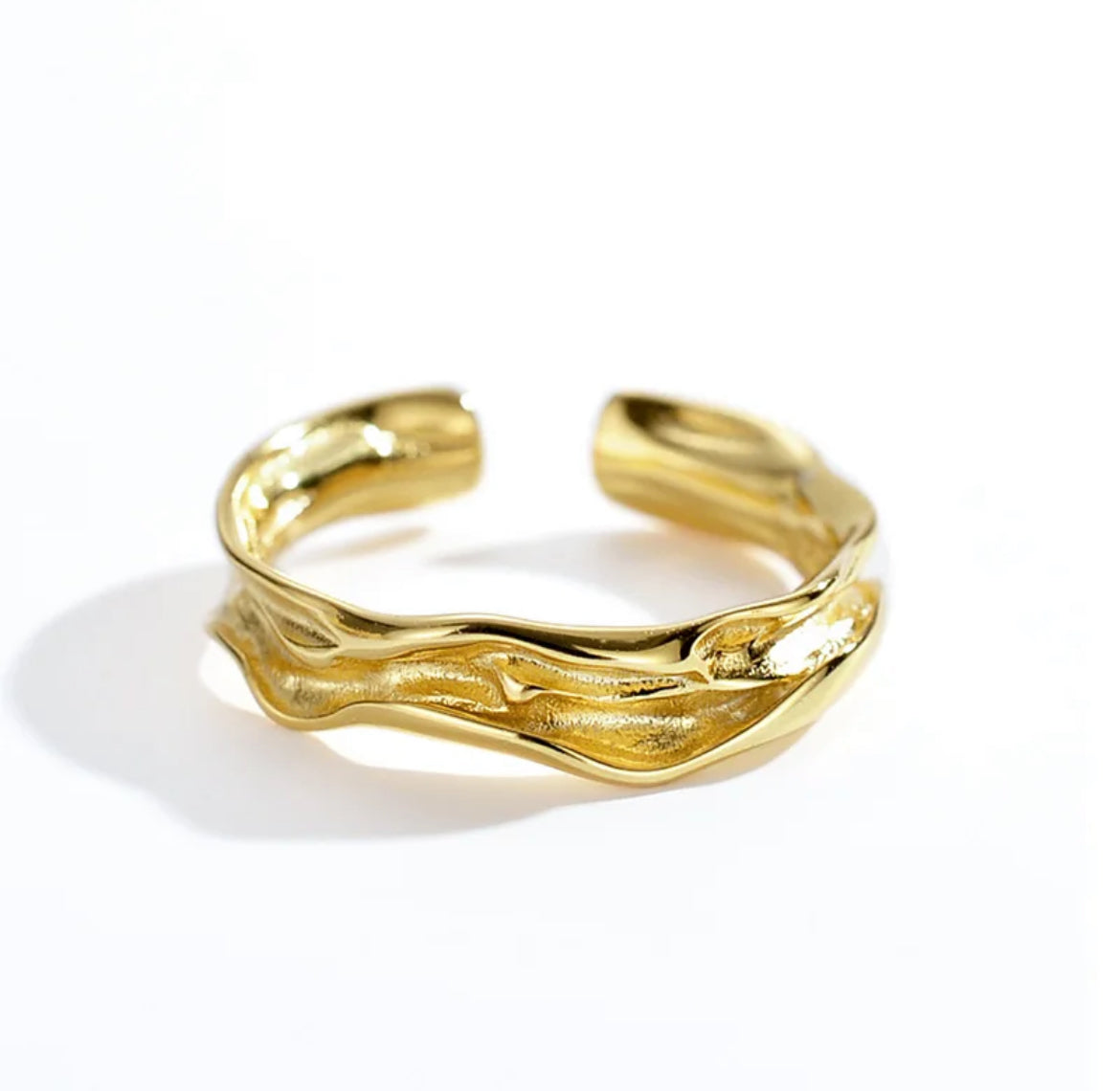 Geo Chunky Ring (Sterling Silver)