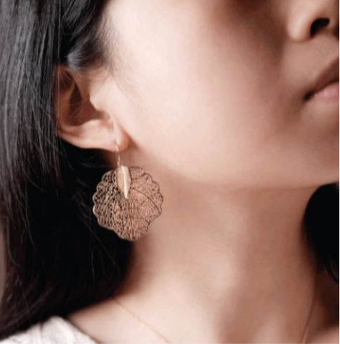 Calla Leaf Earrings