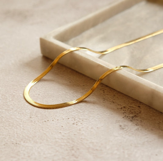 Sylvie Herringbone Necklace
