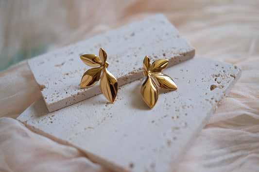 Cami Lucky four leaf earrings