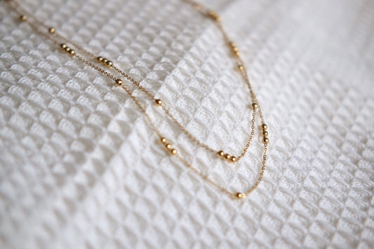 Daisy Double Layer Necklace