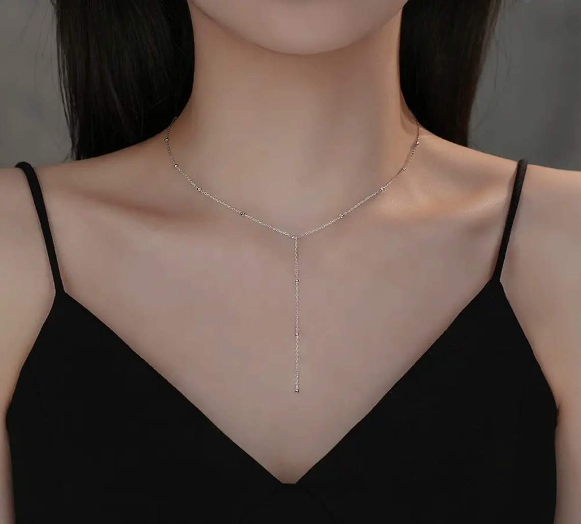Jenny Tassel Necklace (925 Sterling Silver)
