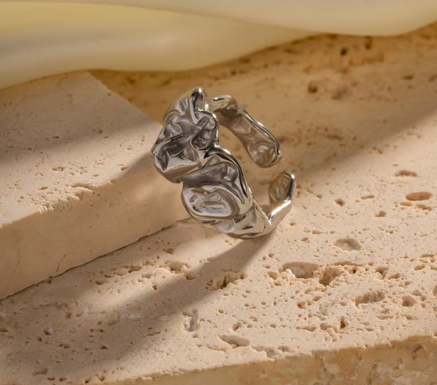 Billie Silver Lava Ring